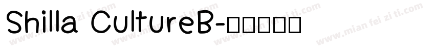 Shilla CultureB字体转换
